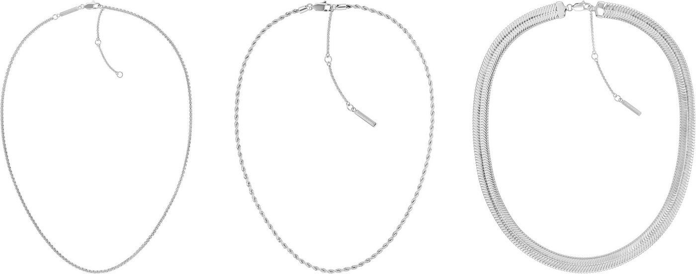 Calvin Klein Edelstahlketten-Set ACCENT,... Calvin Klein Edelstahlketten-Set ACCENT,...
