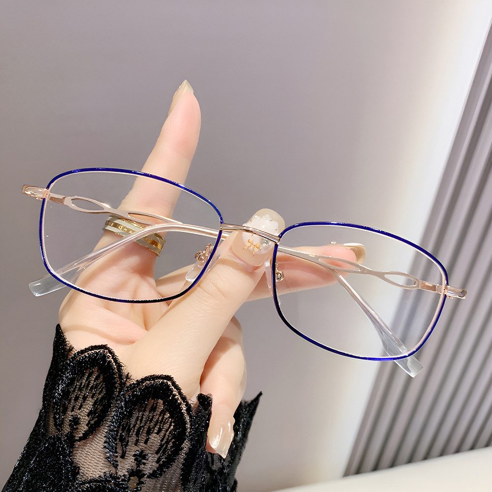 PACIEA Lesebrille Kleiner Brillenrahmen empfindlich Anti Blaulicht Ultraleicht