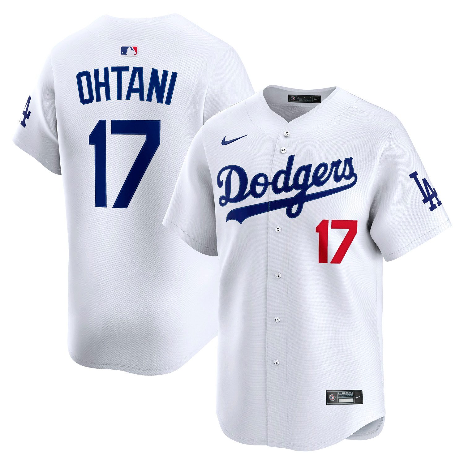 Nike Footballtrikot Nike Trikot Los Angeles Dodgers Nike Ltd Home Jersey Ohtani 17