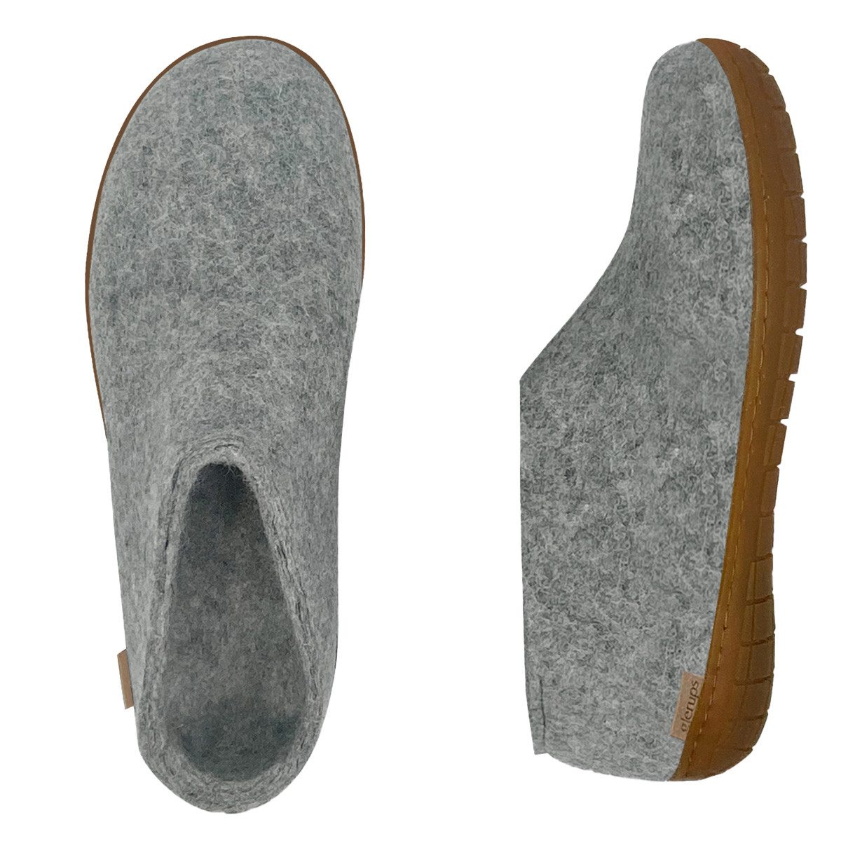 glerups dk Naturkautschuksohle Hausschuh (1-tlg) Hausschuh - Natürliches Material, Schützt vor Geruch, Bequem und weich
