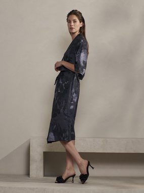 Essenza Kimono Sarai Flora, Kurzform, Baumwolle, Kimono-Kragen, Gürtel, mit wunderschönem Blumenprint