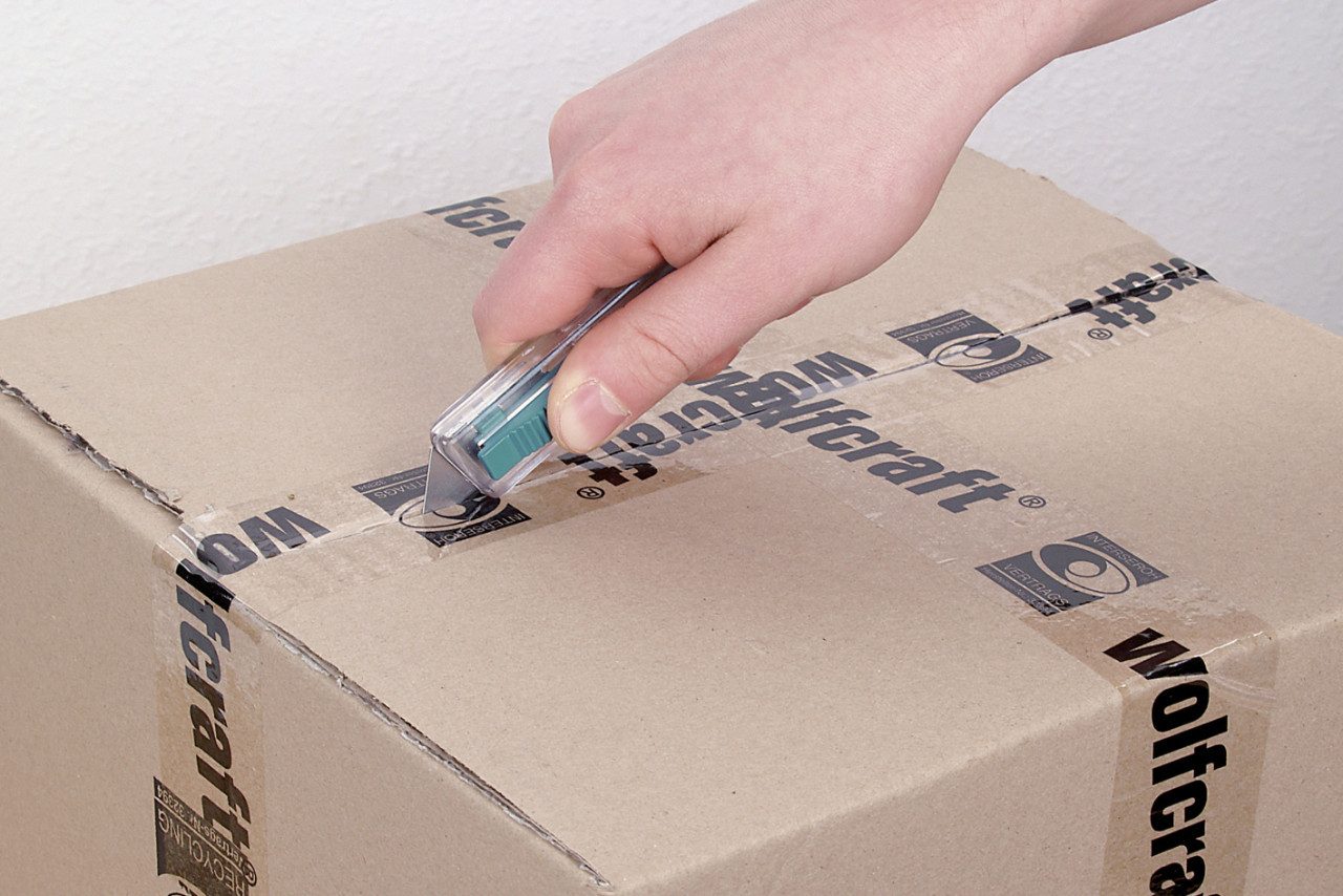 Wolfcraft Cuttermesser Wolfcraft Sicherheitsmesser mit einziehbarer günstig online kaufen
