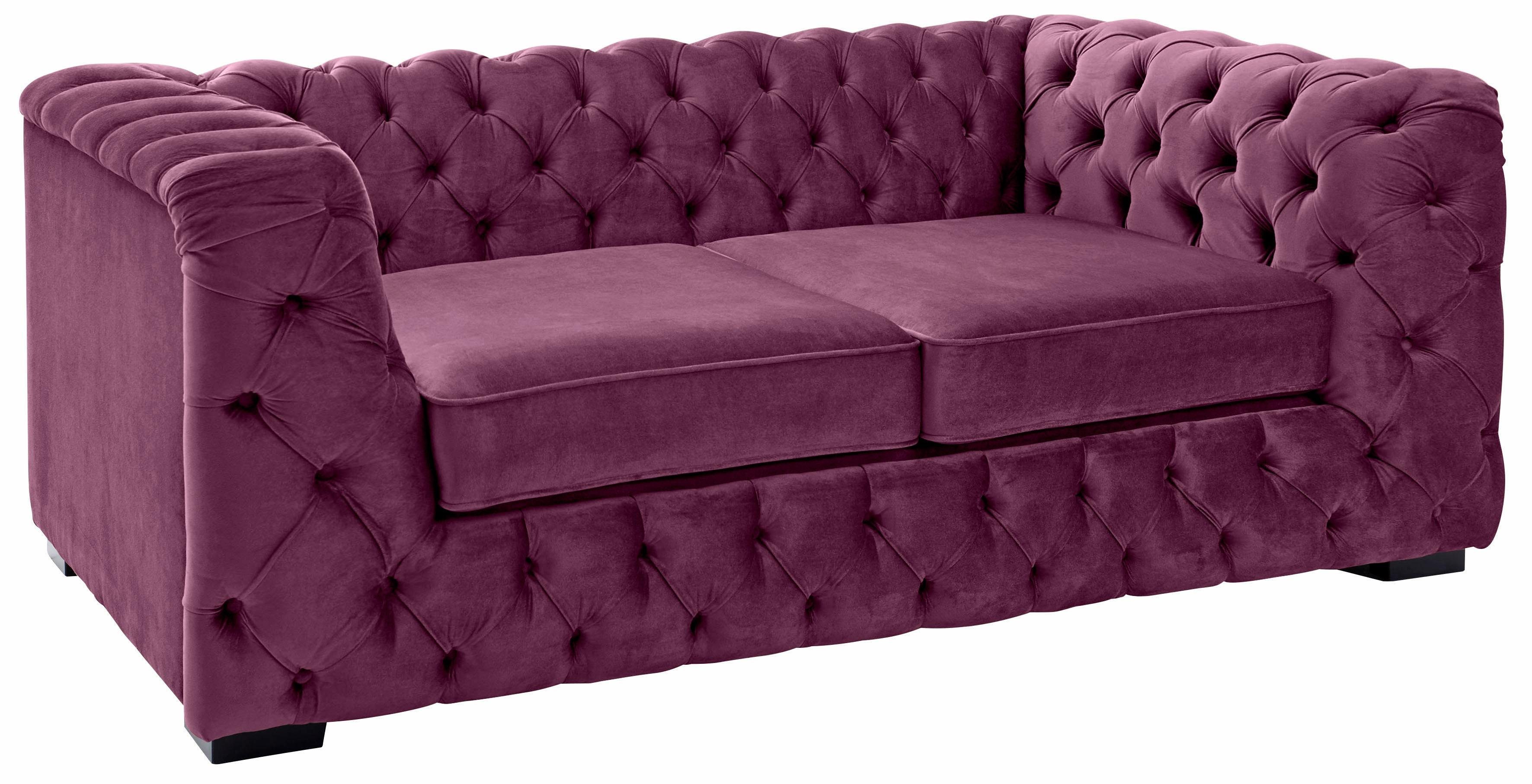 Home affaire Chesterfield-Sofa Kalina, mit klassischer Chesterfield-Knopfheftung
