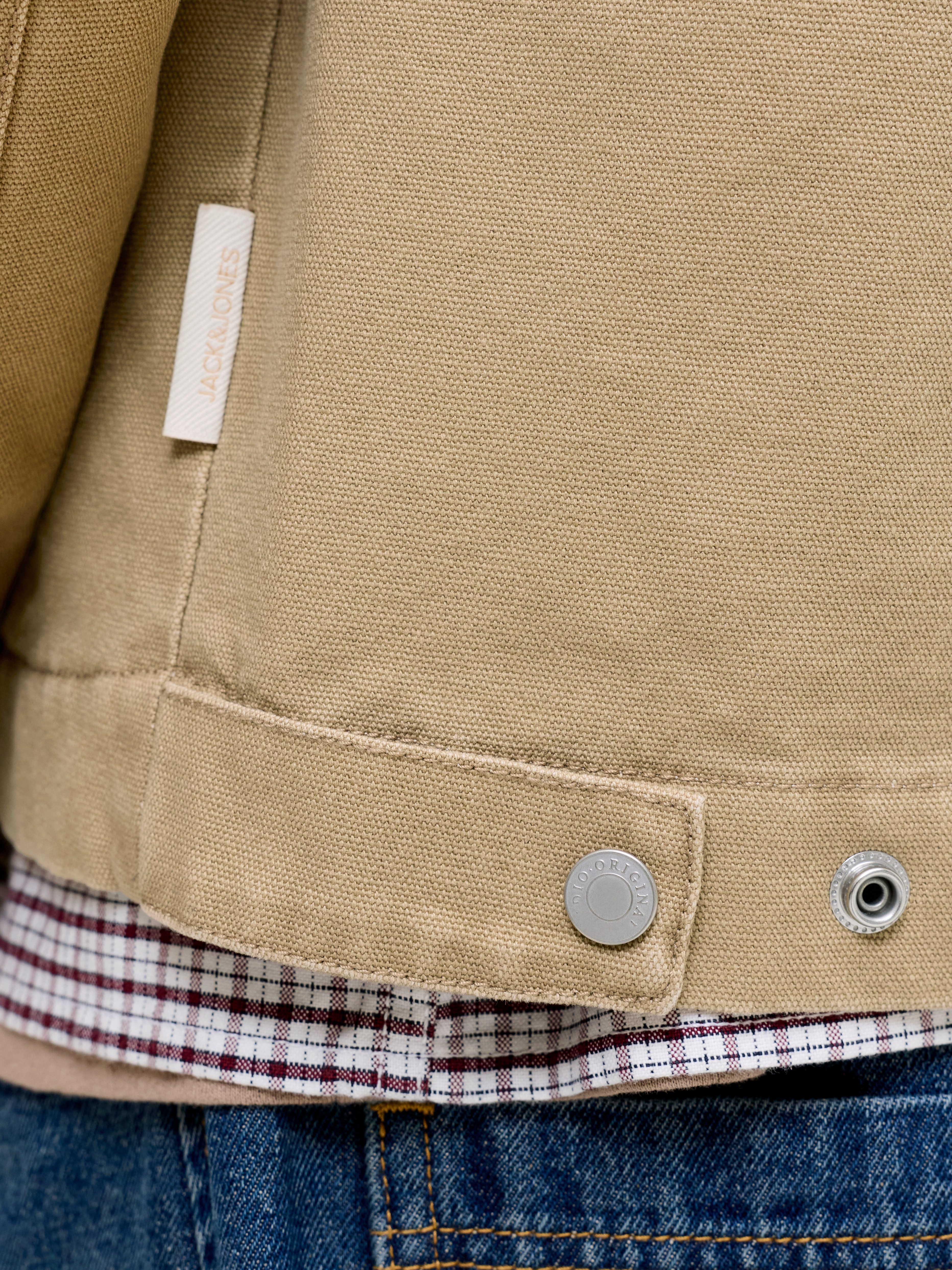 Jack & Jones Outdoorjacke JORCHAMBERI WORKER JACKET SN Baumwolle – Bild 3 von 5