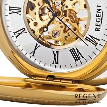 Regent Taschenuhr Regent Herren Taschenuhr Analog Gehäuse, (Analoguhr), Herren Taschenuhr rund, extra groß (ca. 50mm), Metall, Elegant