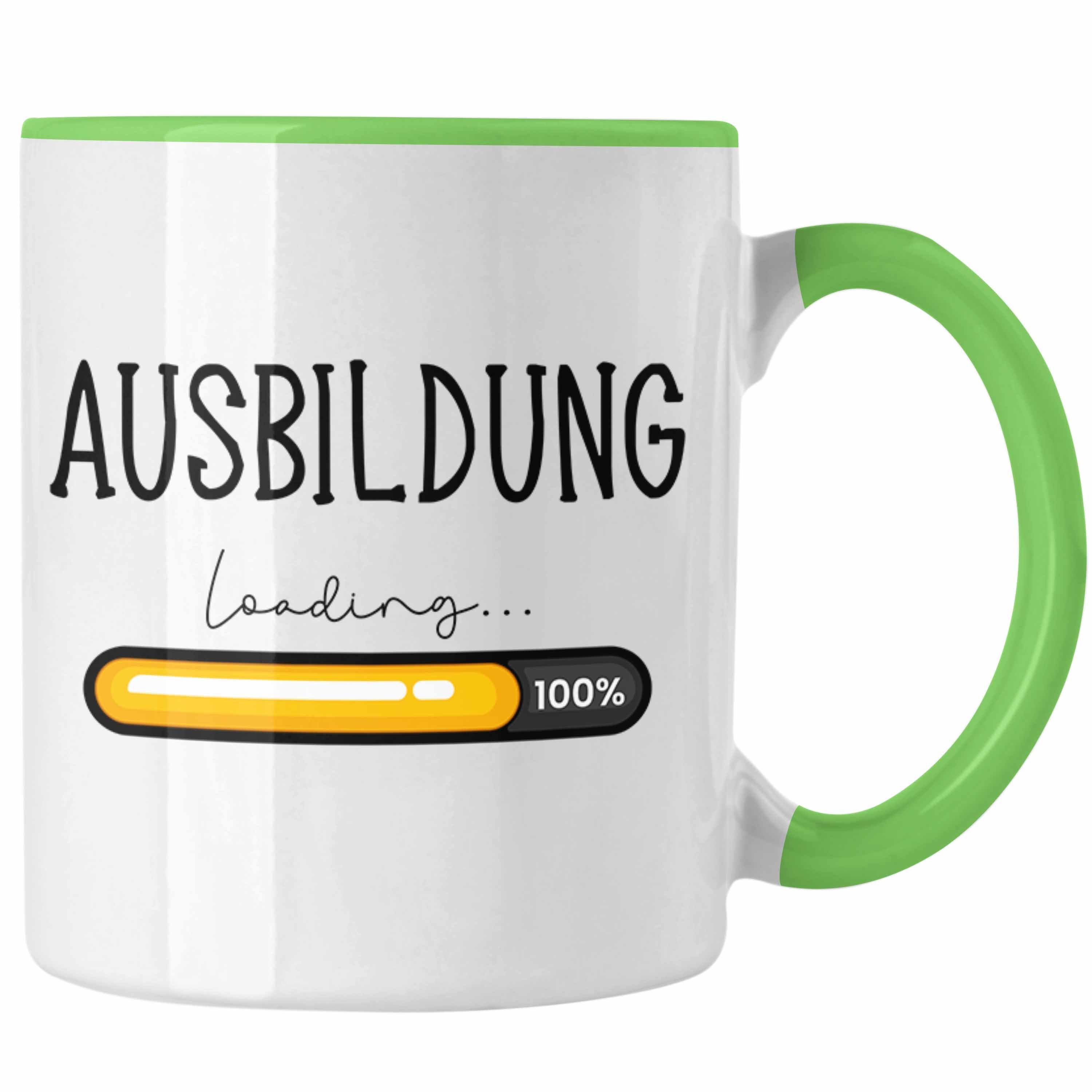 Trendation Tasse Loading Pr Geschenkidee Bestandene Tasse Ausbildung Grün Geschenk Bestanden