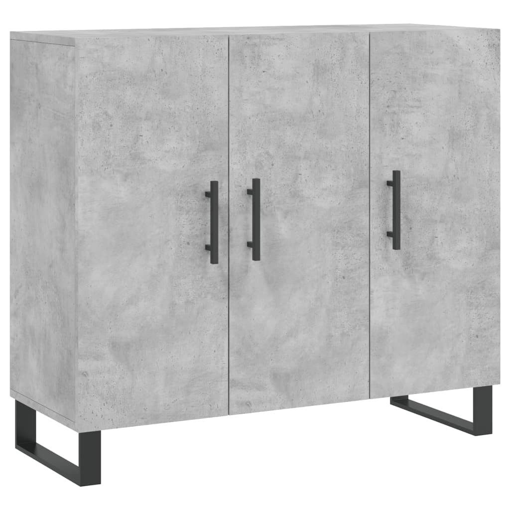 vidaXL Sideboard Sideboard Betongrau 90x34x80 cm günstig online kaufen