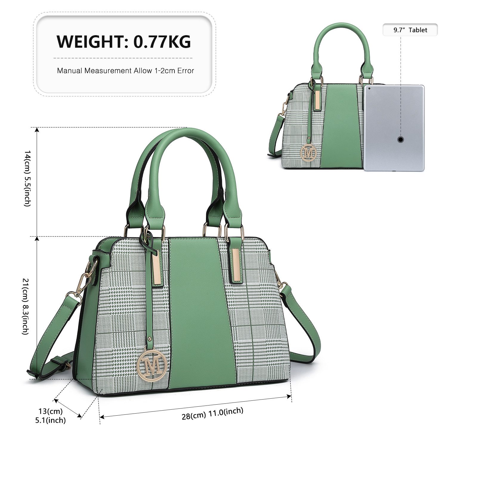 Miss Lulu Handtasche Damen Retro Umhängetasche mit Streifen-Design günstig online kaufen