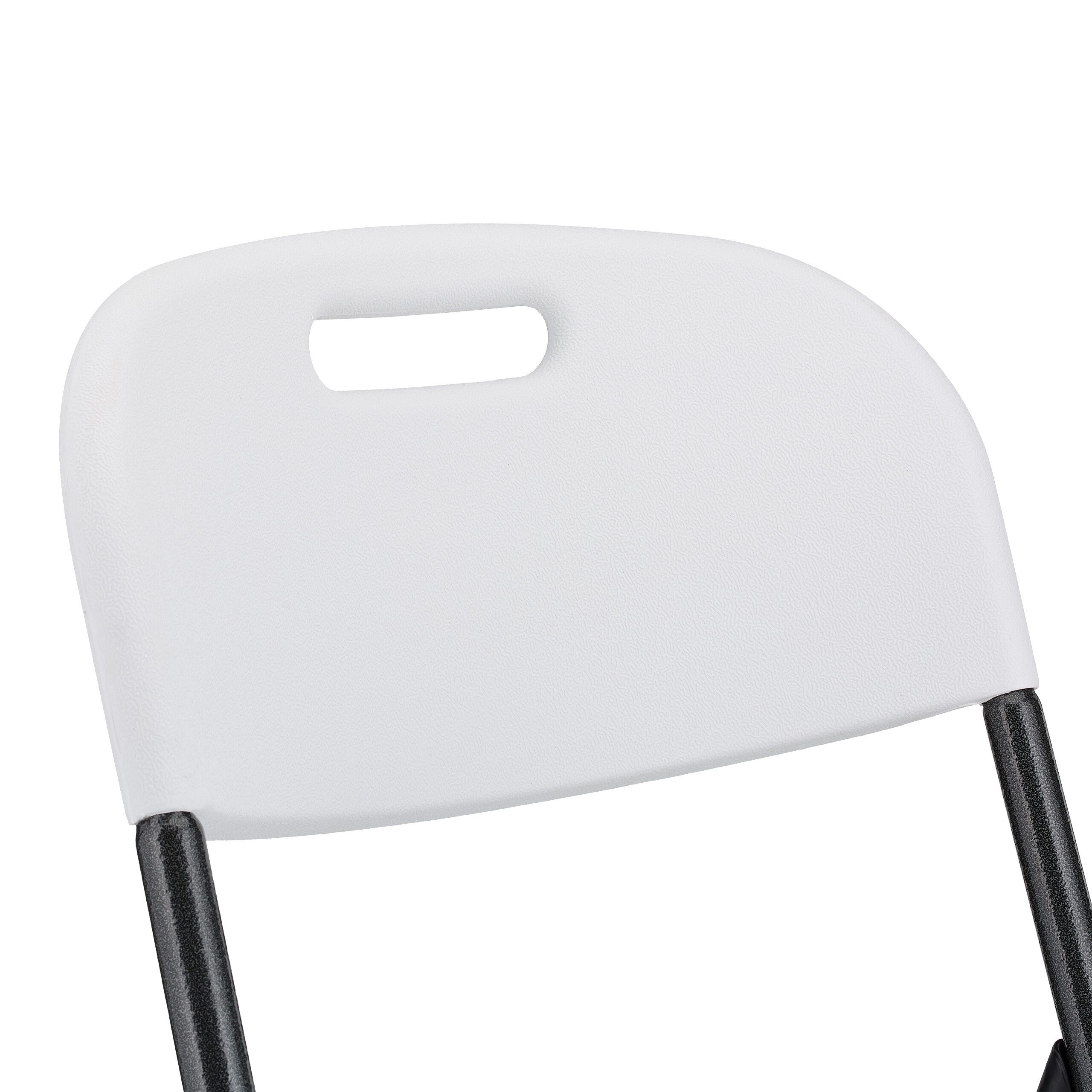 relaxdays Klappstuhl für Garten im 2er Set (2er Set), weiß