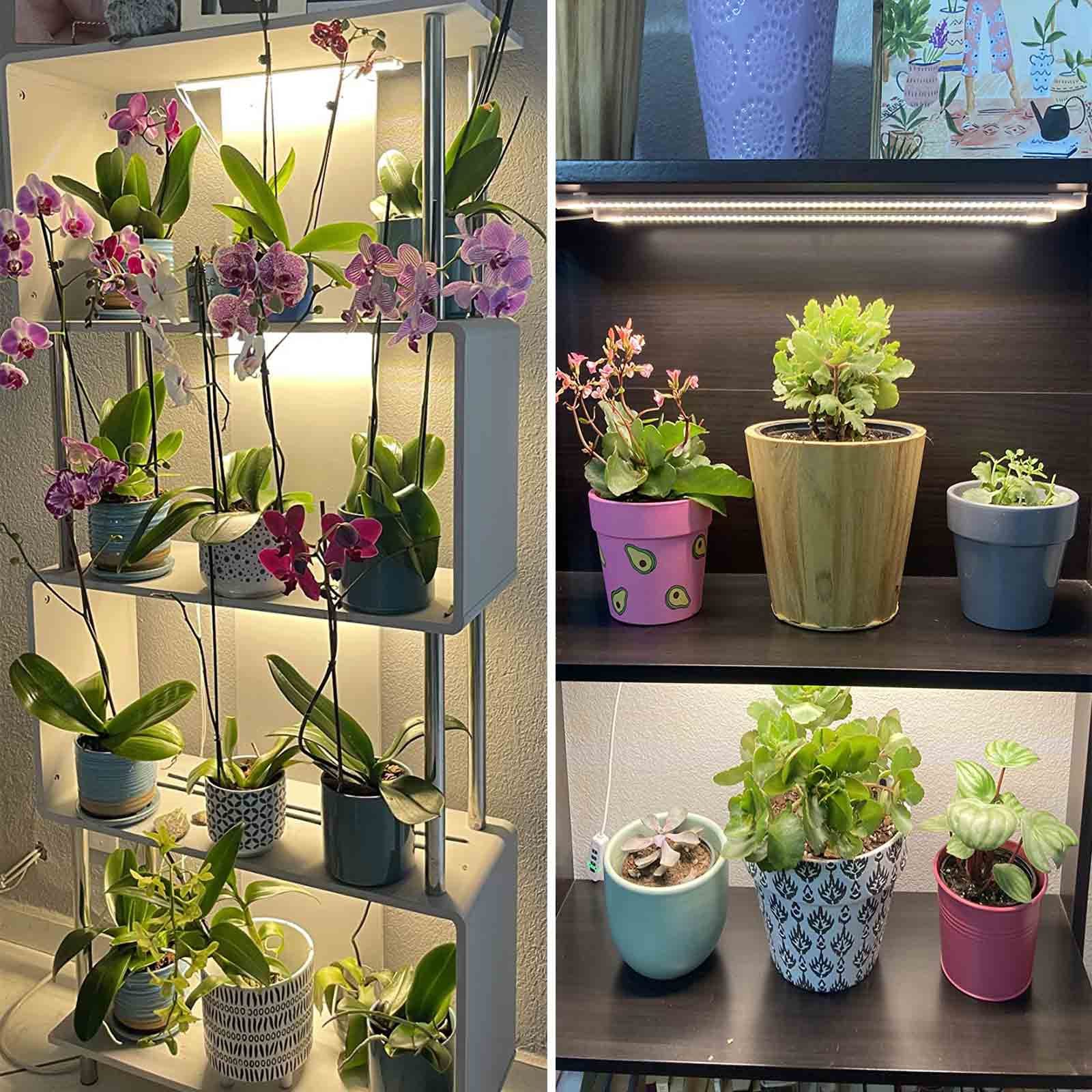 MUPOO Pflanzenlampe LED-Pflanzenlampe Wachstumslichtstreifen Bar,42-288 LED günstig online kaufen