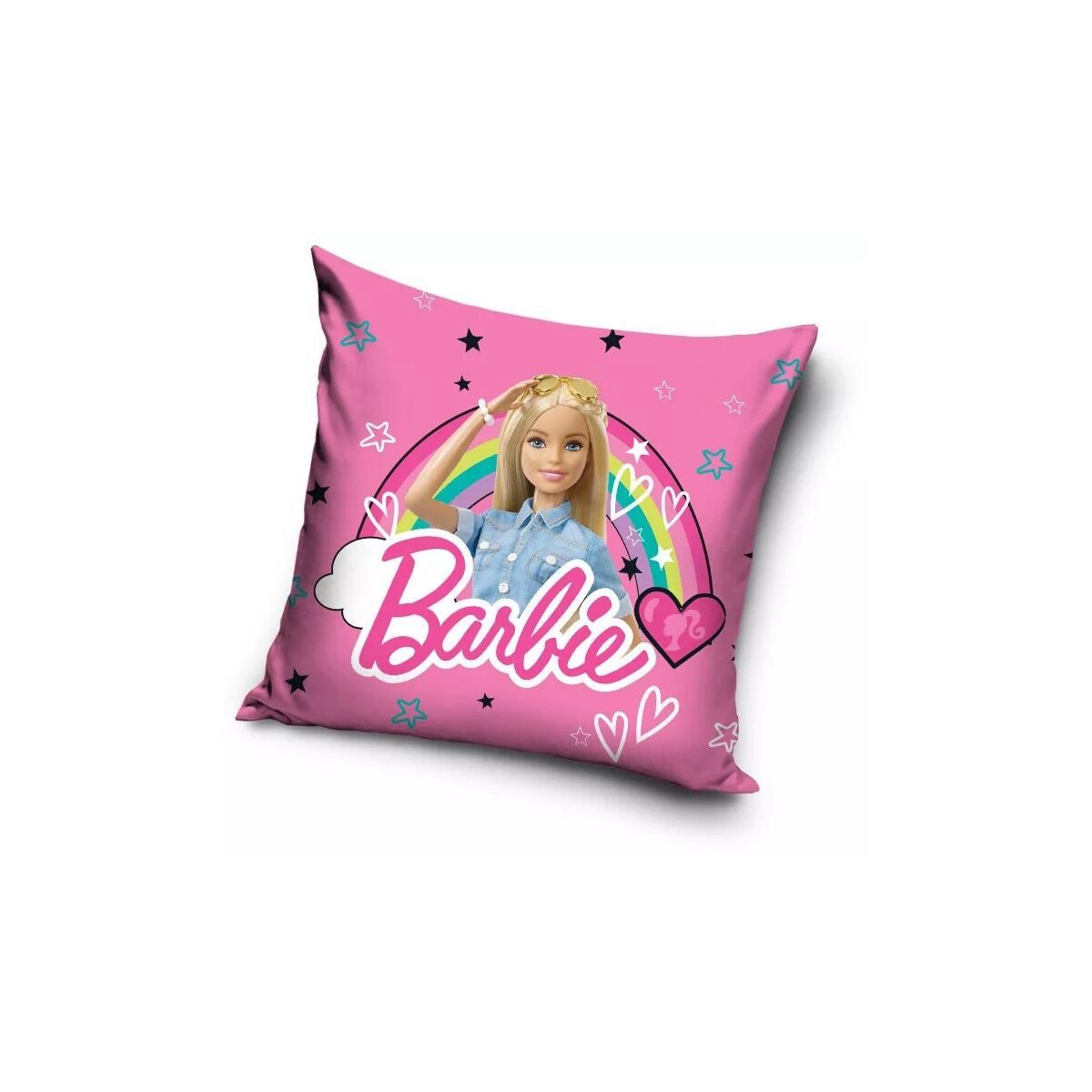 Barbie Kissenbezug Barbie Rainbow Samt Kissenbezug 40x40 cm