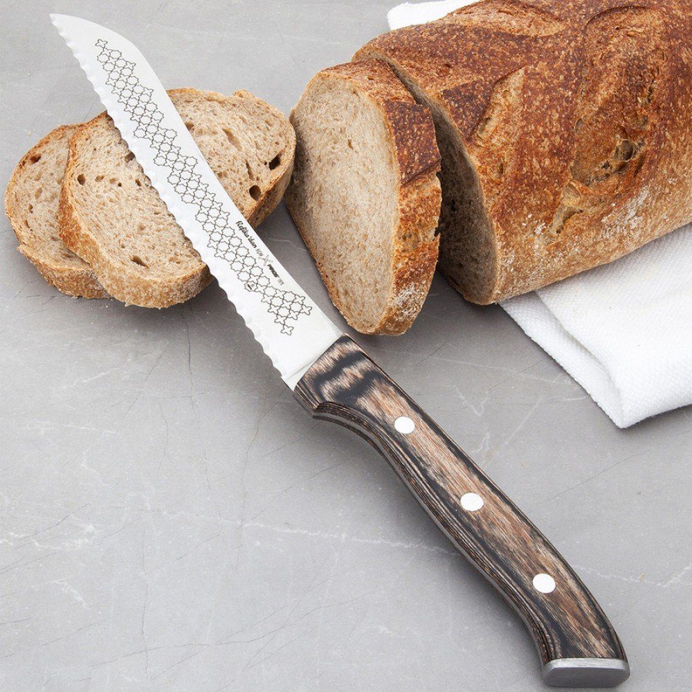 Karaca Ножи-Set Von Refika Brotmesser mit Brauner Griff, 23 x 190 x 2 cm