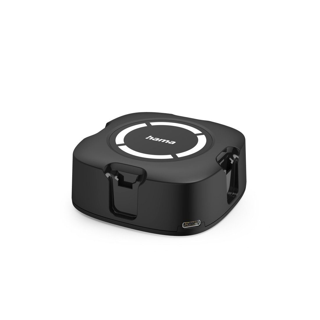 Ladestation 4in1 für Nintendo Switch Joy-Con mit Ladekabel, Schwarz Controller-Ladestation