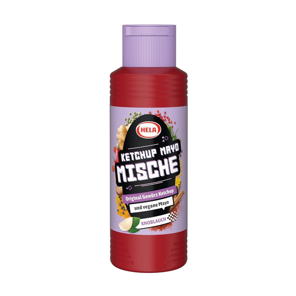 HELA Saucen, Hela Ketchup Mayo Mische Knoblauch mit veganer Mayonnaise 300ml