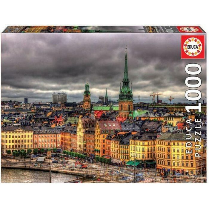 Carletto Puzzle Educa Puzzle. Views of Stockholm 1000 Teile Puzzleteile