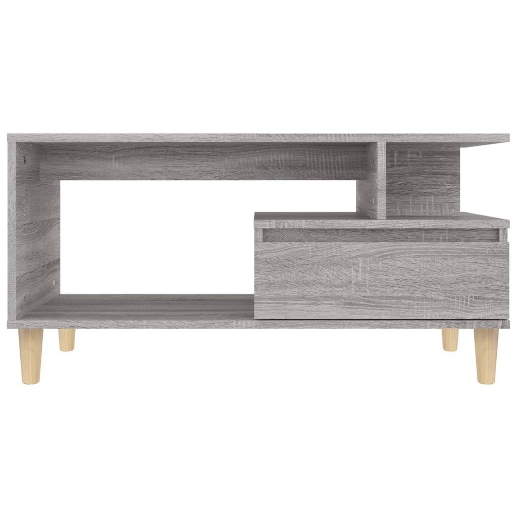 Grau Holzwerkstoff cm Grau Grau Couchtisch (1-St) Couchtisch vidaXL 90x49x45 Sonoma Sonoma | Sonoma