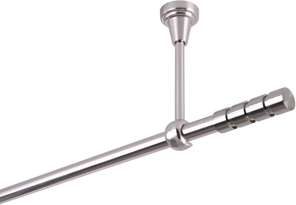 MDEKOR Gardinenstange Vorhangstange 16mm, 1-läufig, Deckenmontage, 120 cm E günstig online kaufen