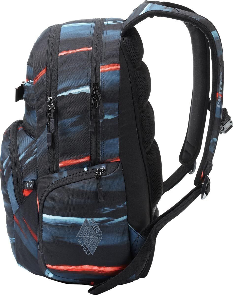 NITRO Rucksack Set Hero (Kein Set, 1-tlg), mit 17-Zoll-Laptopfach, bequeme Rückenpolsterung