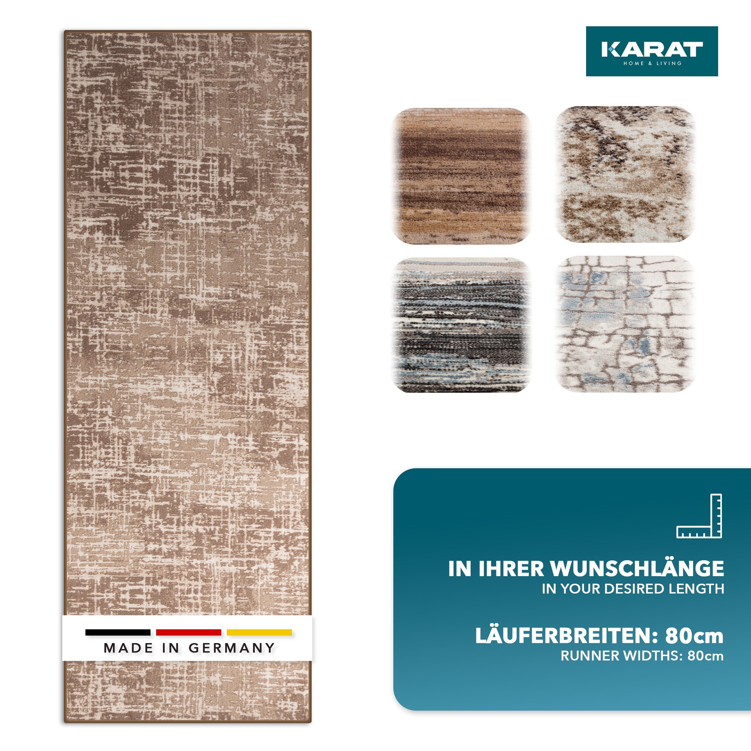 Karat Designteppich Teppich-Läufer Epic