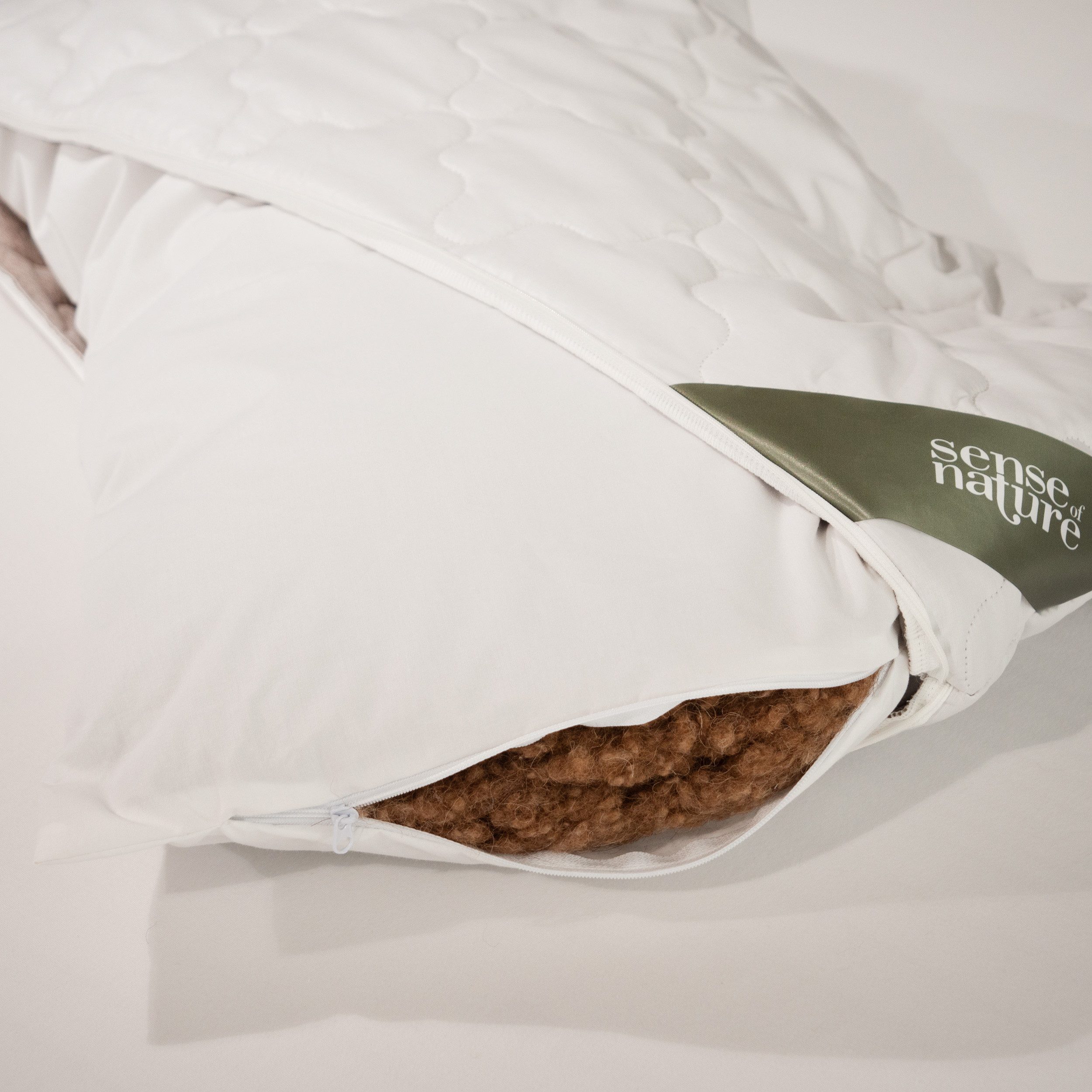 sense of nature Naturhaarkissen Camel, Füllung: Kamelhaarkügelchen, Bezug: Baumwolle, Rückenschläfer, Seitenschläfer, Bauchschläfer, natürliche Klimaregulation