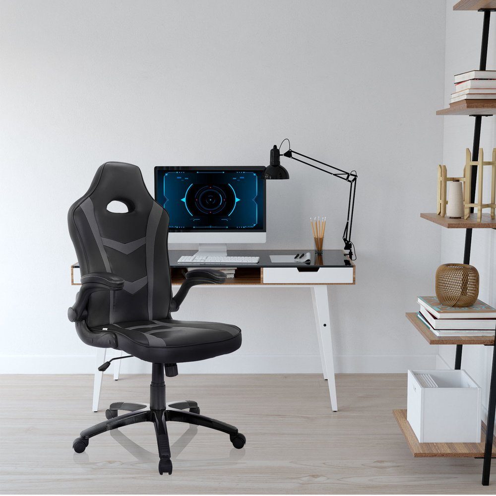 Bürostuhl (1 SPORT B ergonomisch Kunstleder St), mit Gaming hjh GAME Armlehnen Drehstuhl Gamingstuhl OFFICE