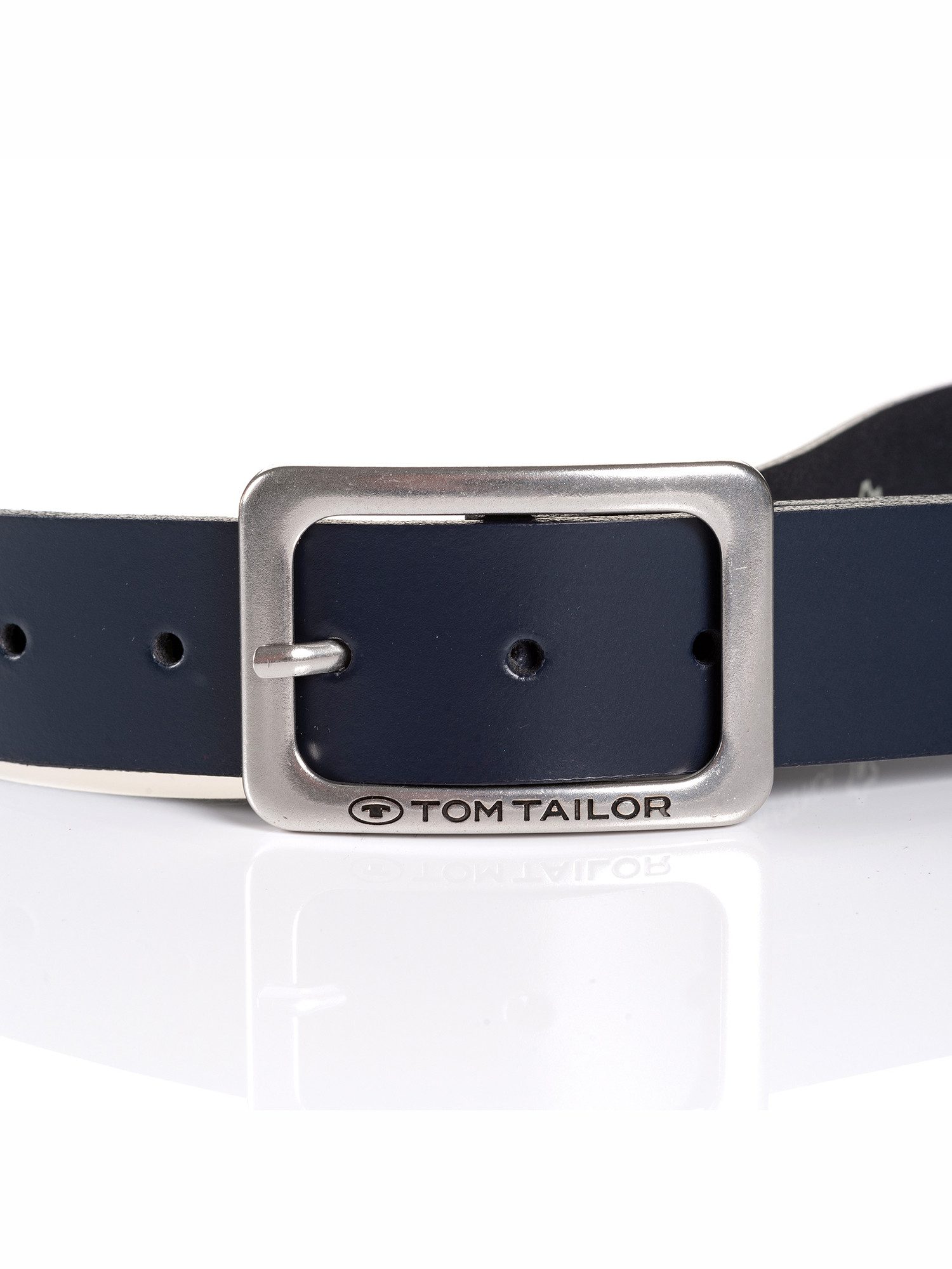 TOM TAILOR Ledergürtel TTEVE 4 cm breiter Damen Ledergürtel, kalssiches Must-Have