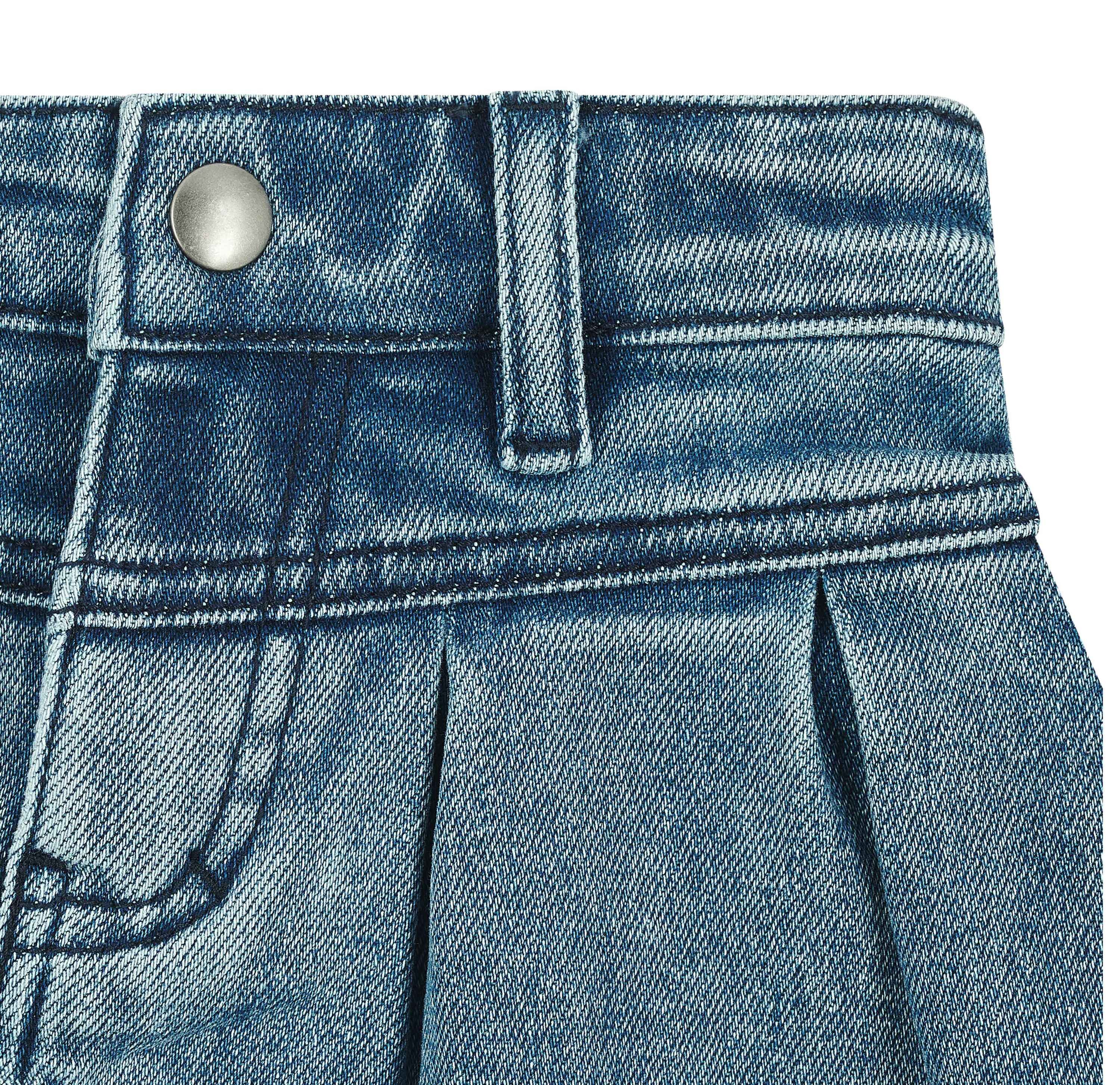 Steiff Schlupfrock Jeansrock Woof & Fluff, verstellbarer Bund – Bild 3 von 4