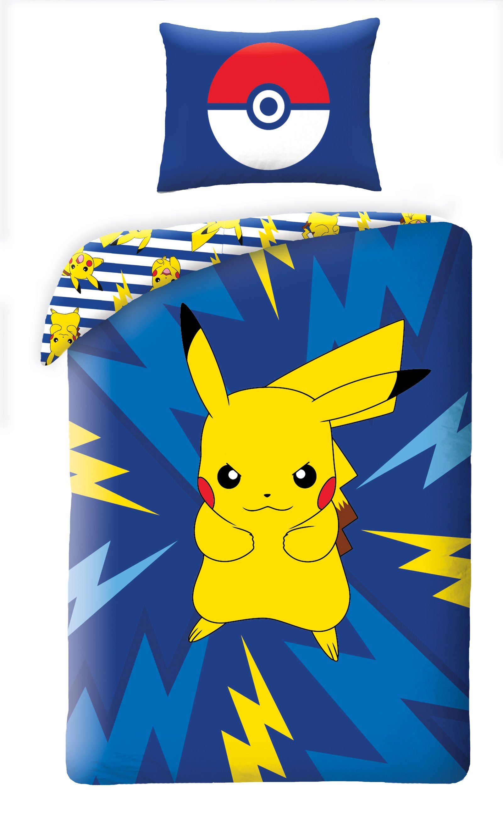 Bettwäsche Pokemon GO Pikachu Kinderbettwäsche 140 x 200 cm, POKÉMON