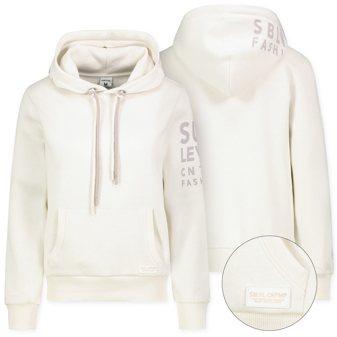 SUBLEVEL Hoodie Sublevel Hoodie Sweater Kapuzenpullover Übergangs Kapuzen S günstig online kaufen