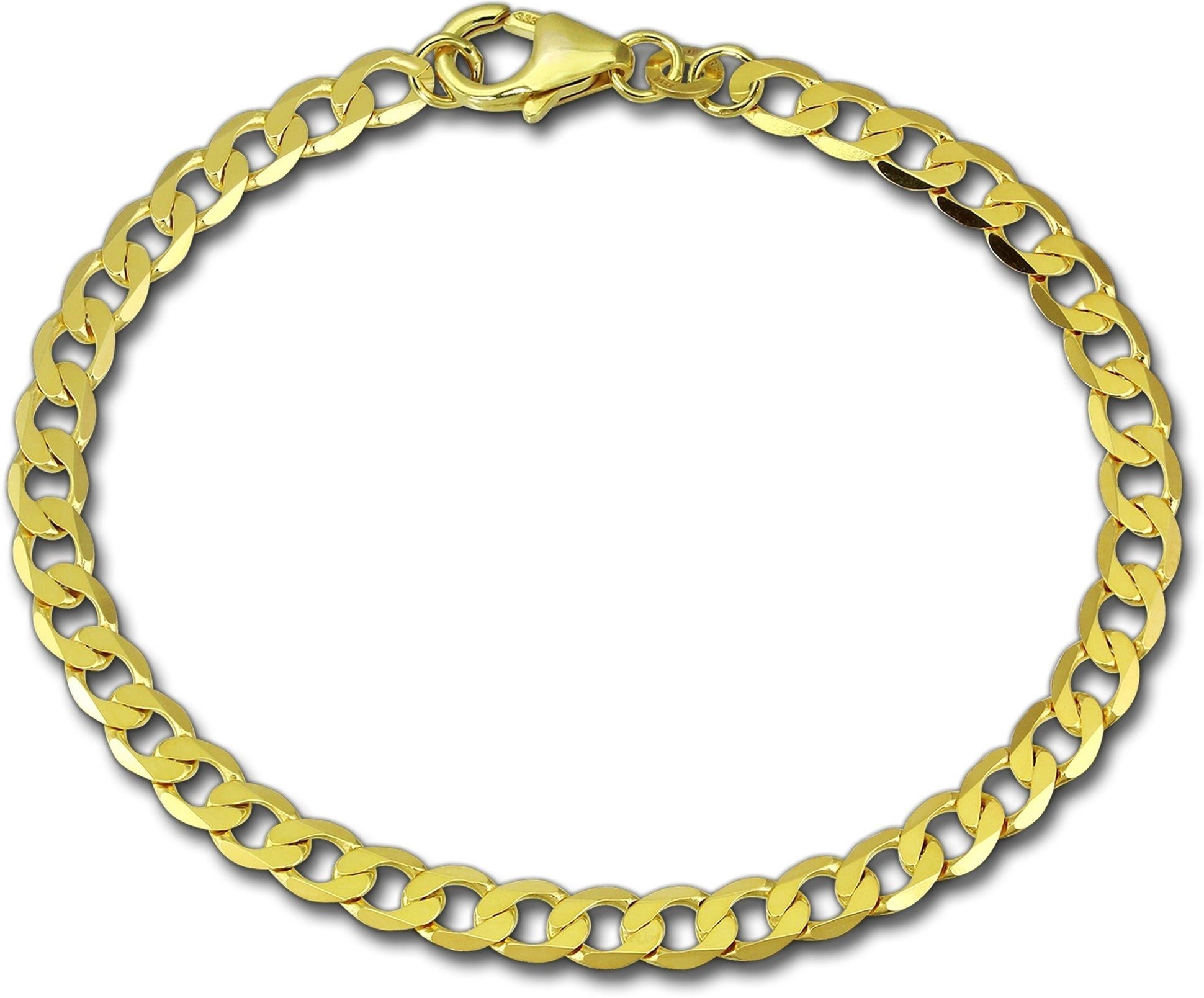 Echtgold GoldDream Armband ca. Echtgold, 333 Gold (Panzer) GoldDream Armband Armband), Gelbgold (Armband, 8Kt 19cm, 19cm Goldarmband 333er