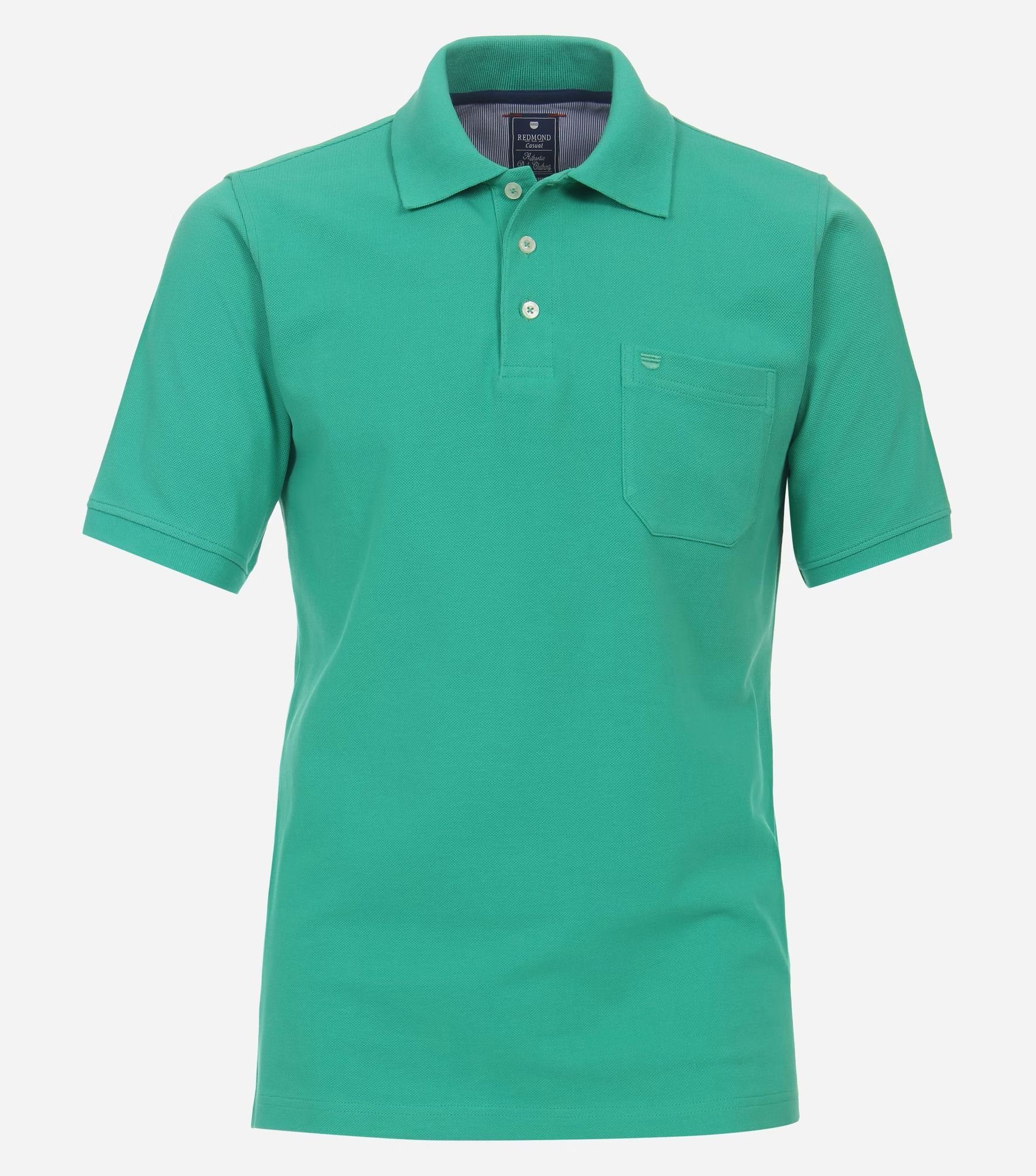 Polo-Shirt Poloshirt Redmond (611) Piqué Grün