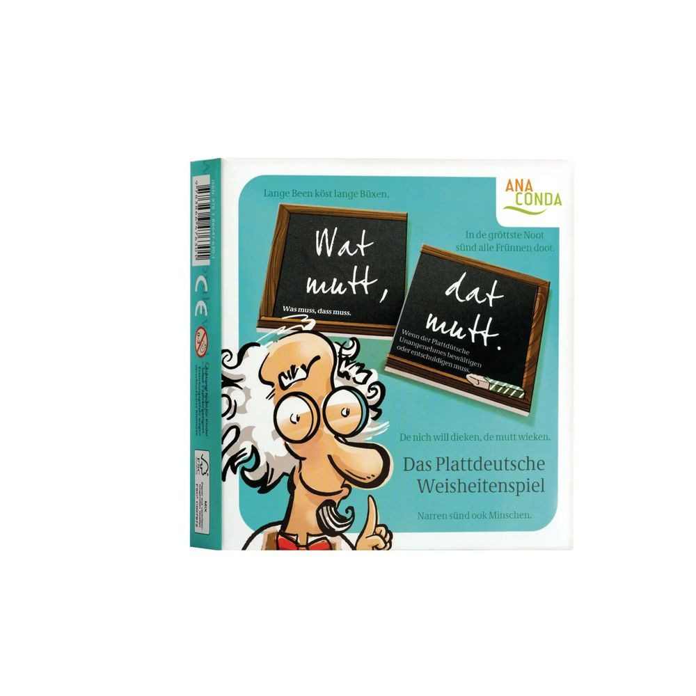 Anaconda Spiel Wat mutt, dat mutt. Das Plattdeutsche Weisheitenspiel