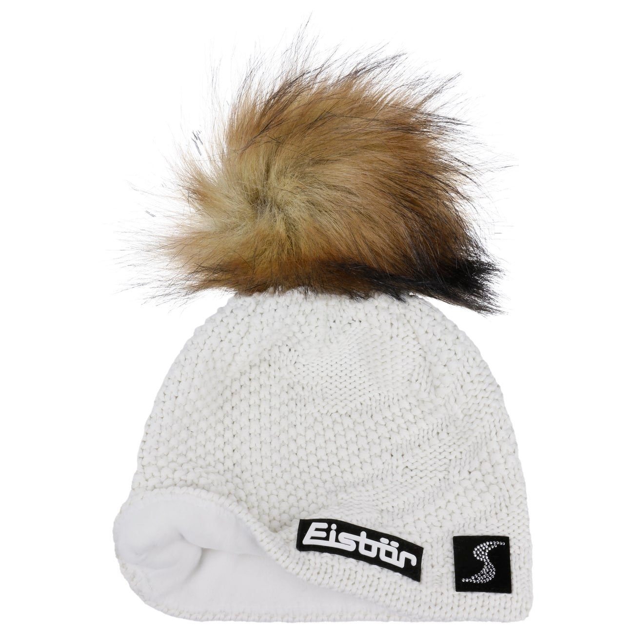 Eisbär Bommelmütze (1-St) Mütze mit Futter, Made in Austria günstig online kaufen