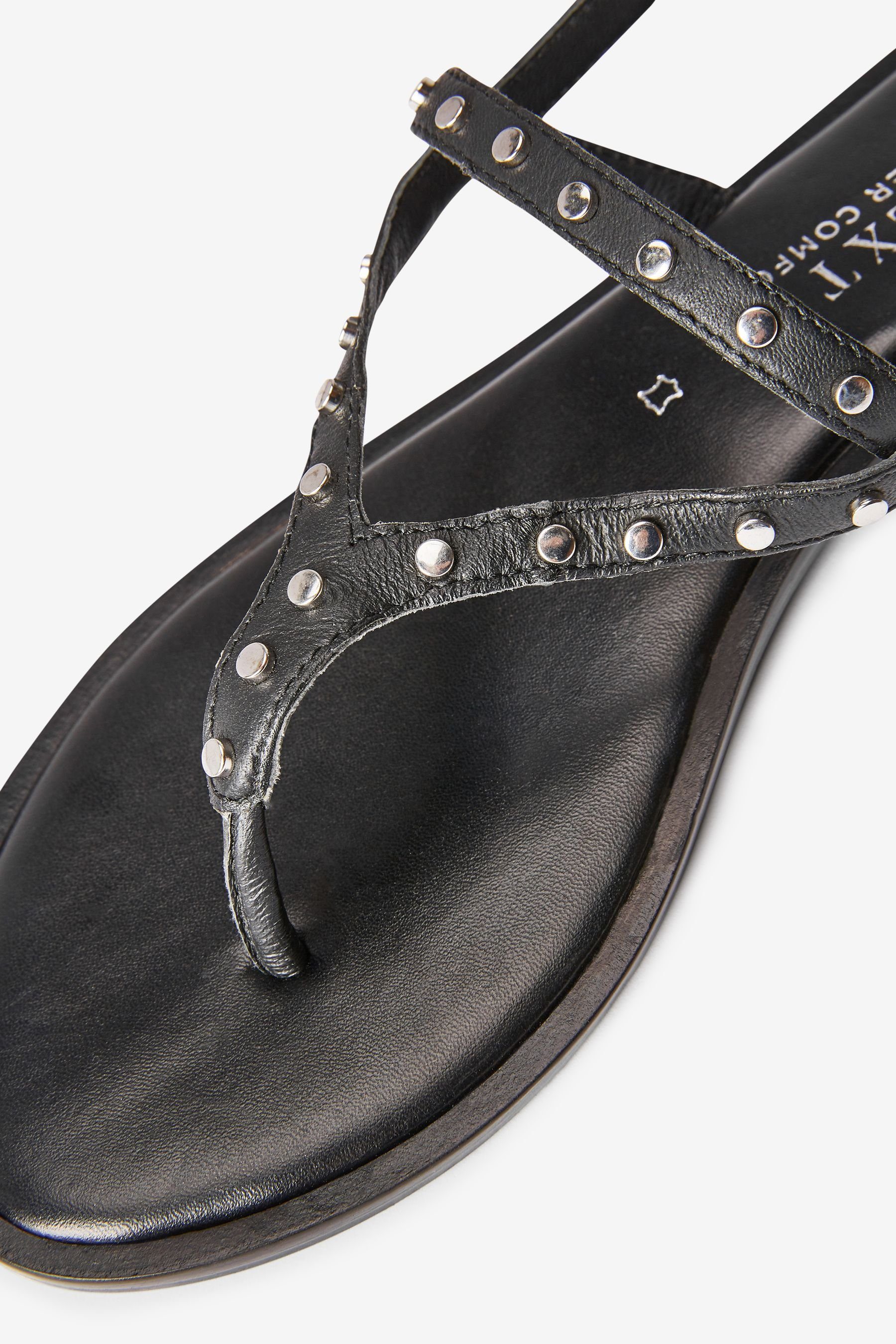 Comfort® Sandale Next mit Zehensteg Sandalen Forever und (1-tlg) Nieten