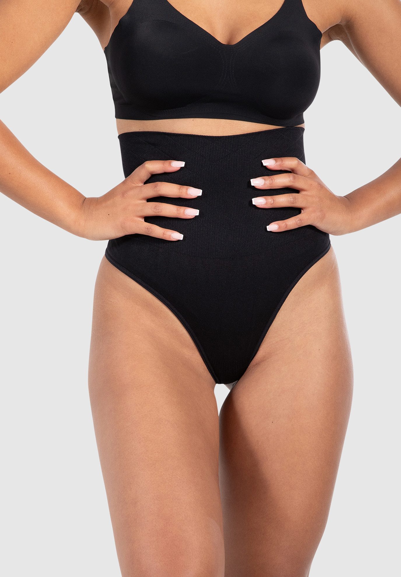 Smilodox Shapingstring Nysa, High Waist String Seamless Tanga, figurformend günstig online kaufen