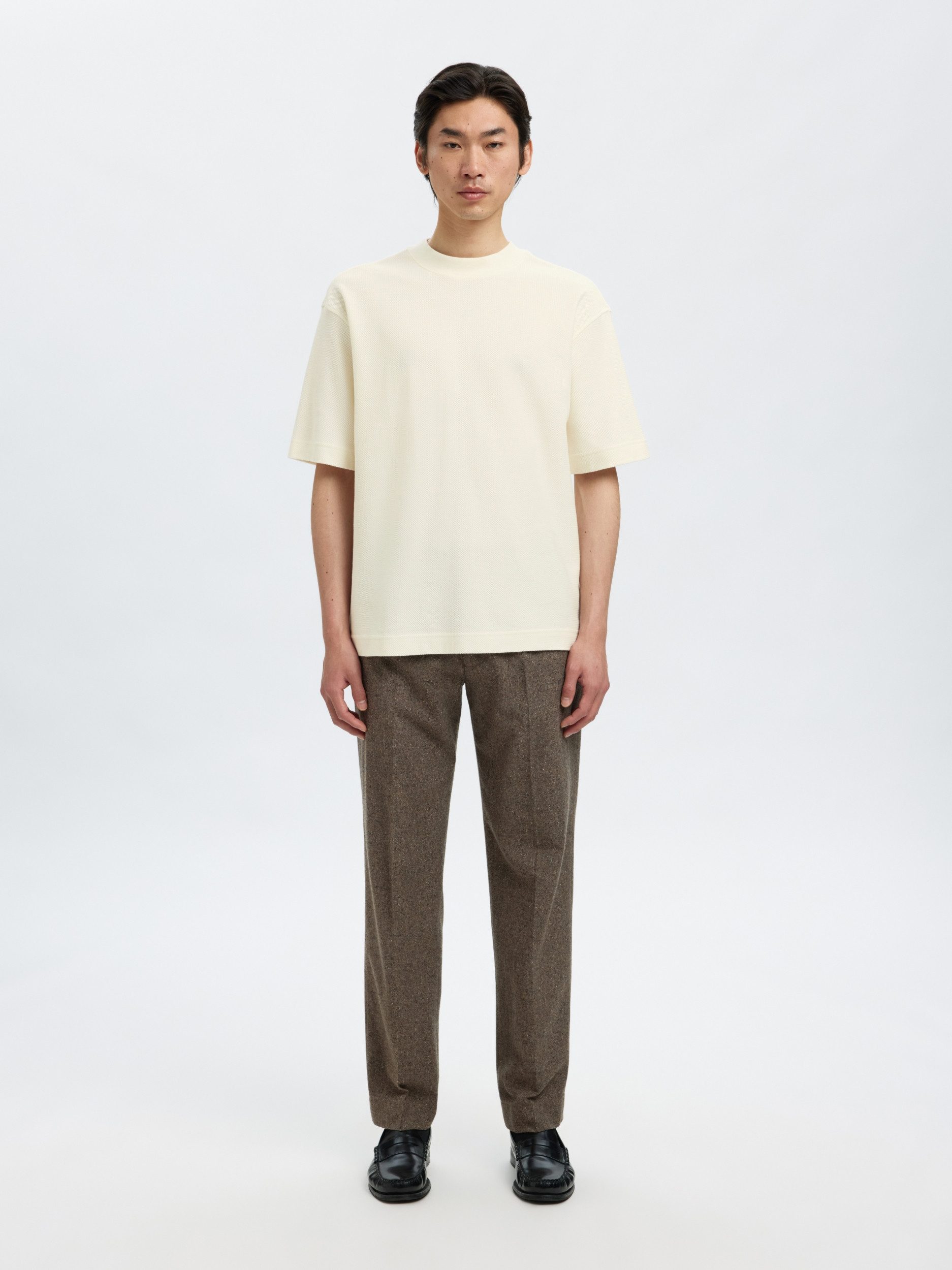 SELECTED HOMME T-Shirt SLHRELAXKASPER SS O-NECK TEE