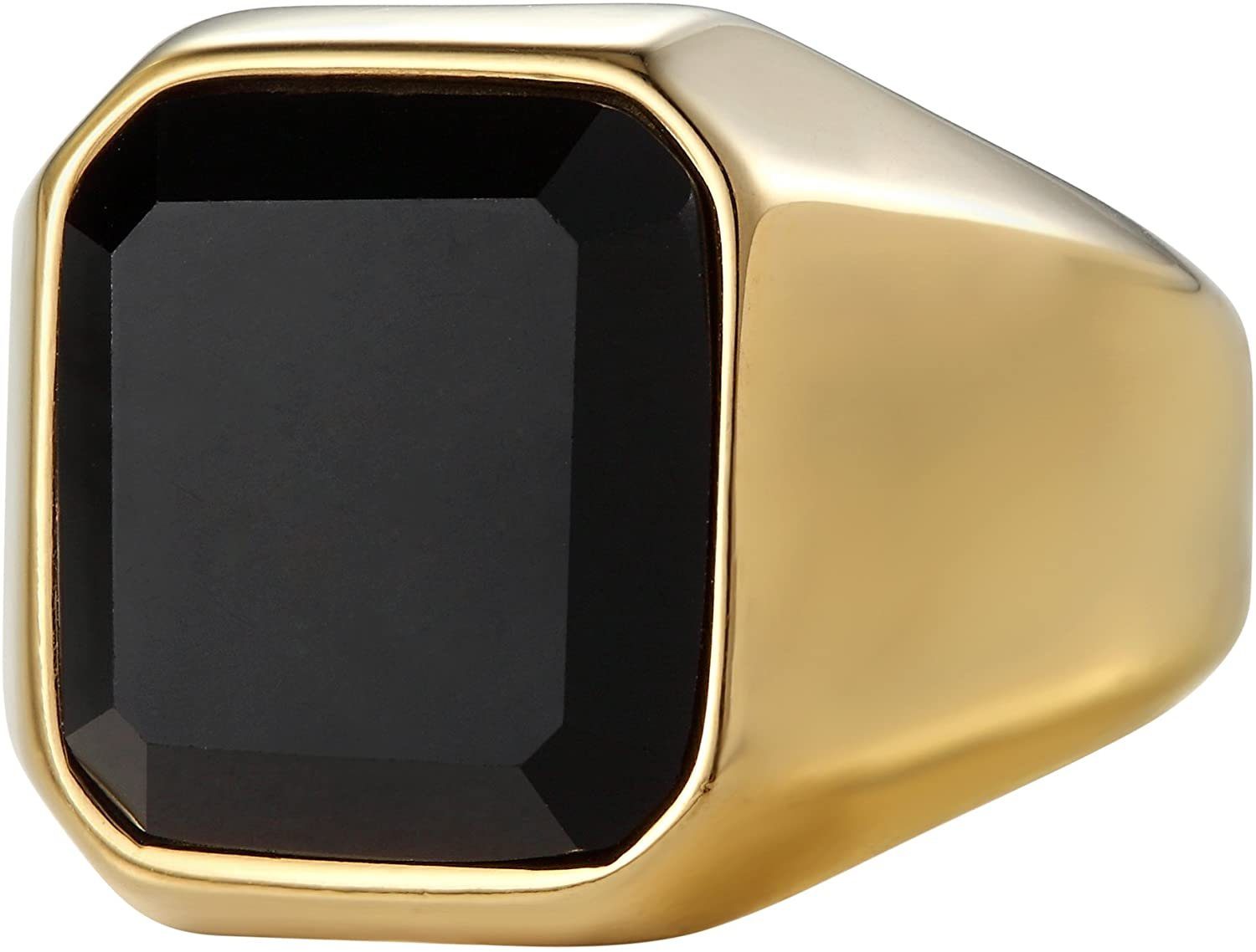 Karisma Fingerring Männer Gold Edelstahl 316L günstig online kaufen