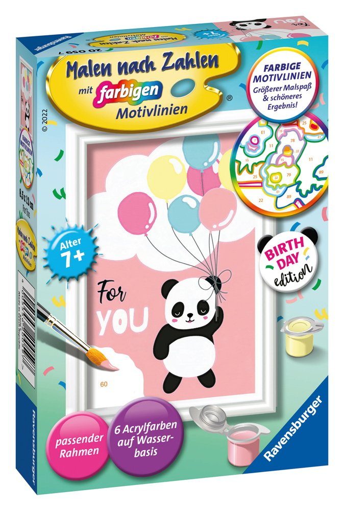 Malen nach Zahlen Classic Serie F Birthday Edition For You 20059