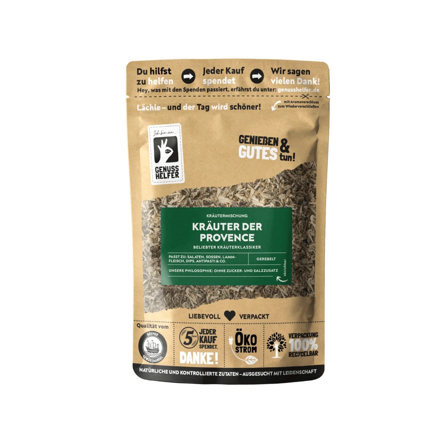 Bremer Gewürzhandel Gewürz Kräuter der Provence, gerebelt, 50 g