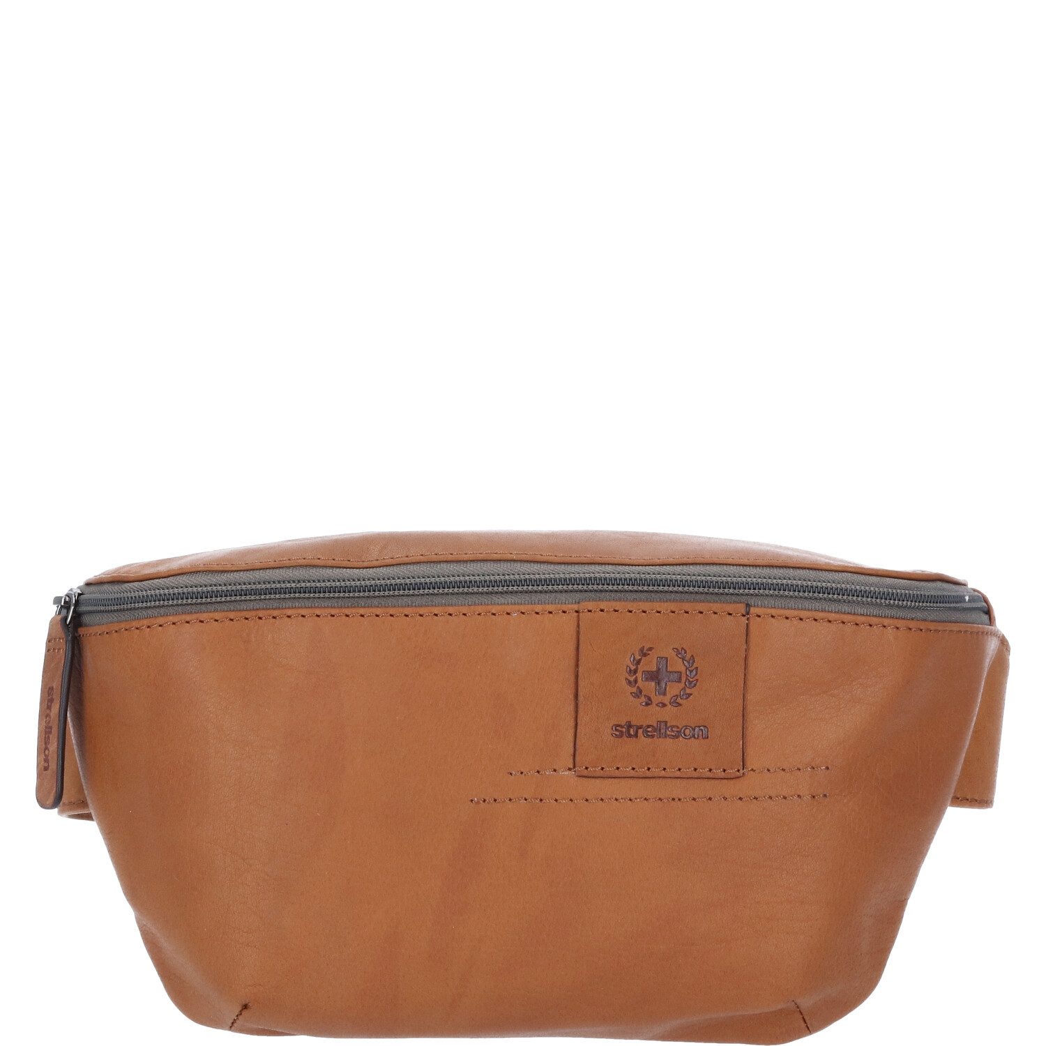 Strellson Umhängetasche Strellson Hüfttasche, Bodybag Hyde Park Cognac (1, 1-tlg., 1)