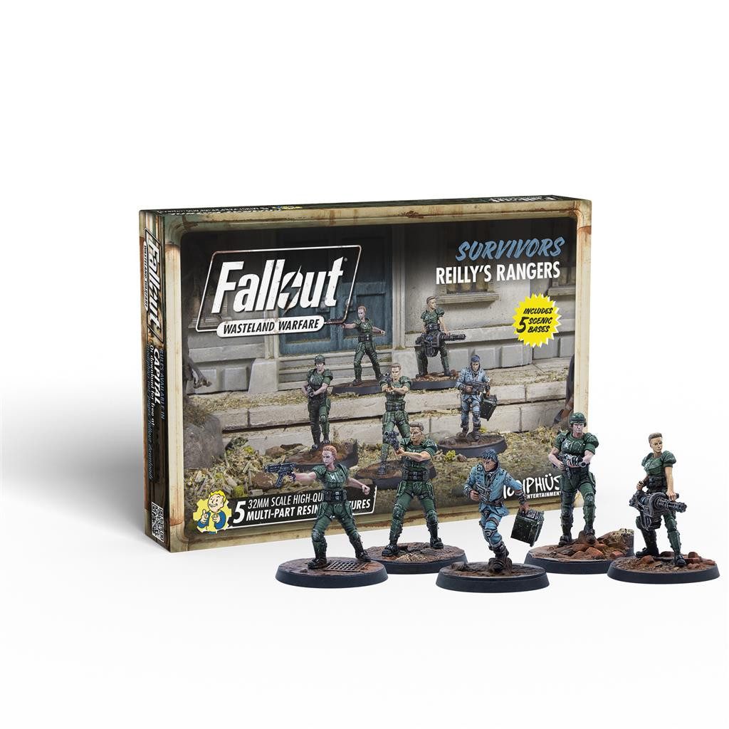 Modiphius Entertainment Modellbausatz Fallout: Wasteland Warfare - Survivors: Reilly's Rangers - Englisch