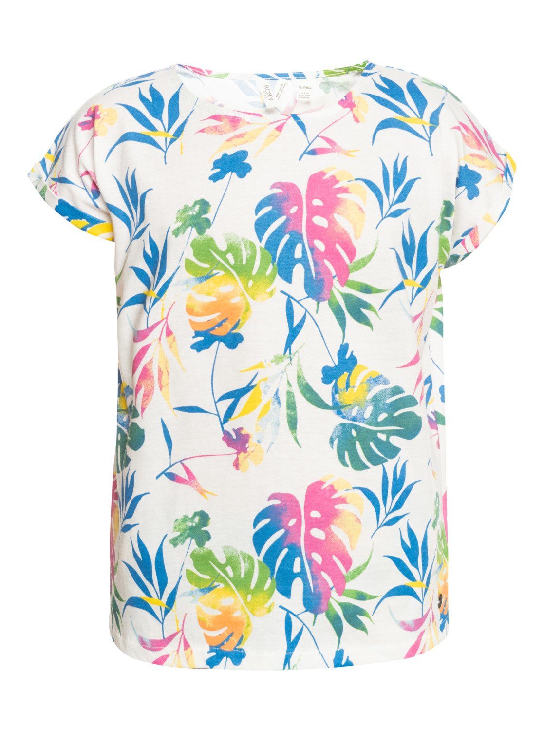 Roxy T-Shirt African Sunset Snow Trippin Rg Surf White