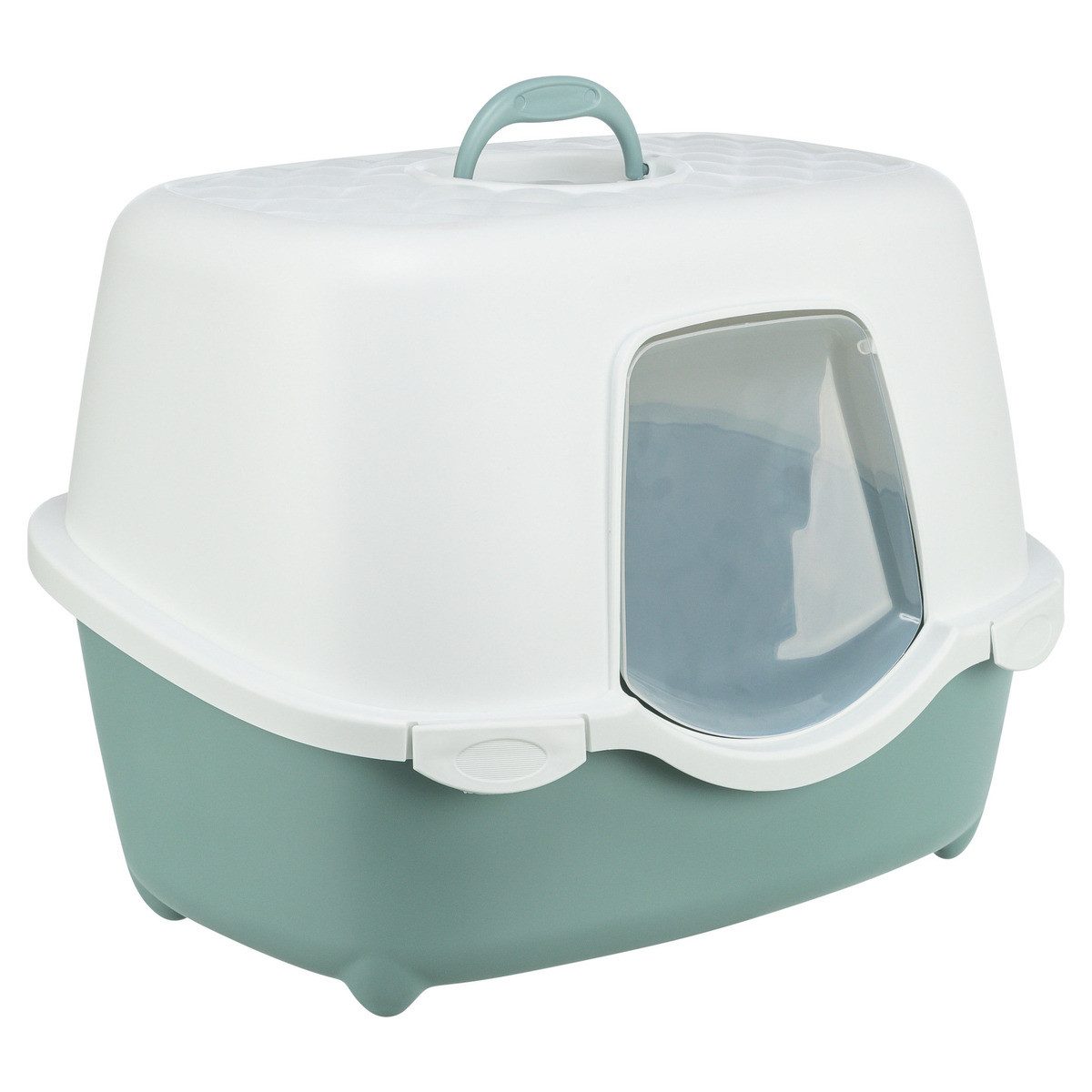 TRIXIE Katzenecktoilette Katzentoilette Davio Top grün/weiß