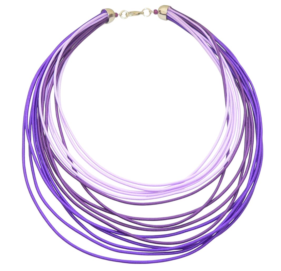 traumschmuck Statementkette 393f Halskette Collier Statement Textil mehrrei günstig online kaufen