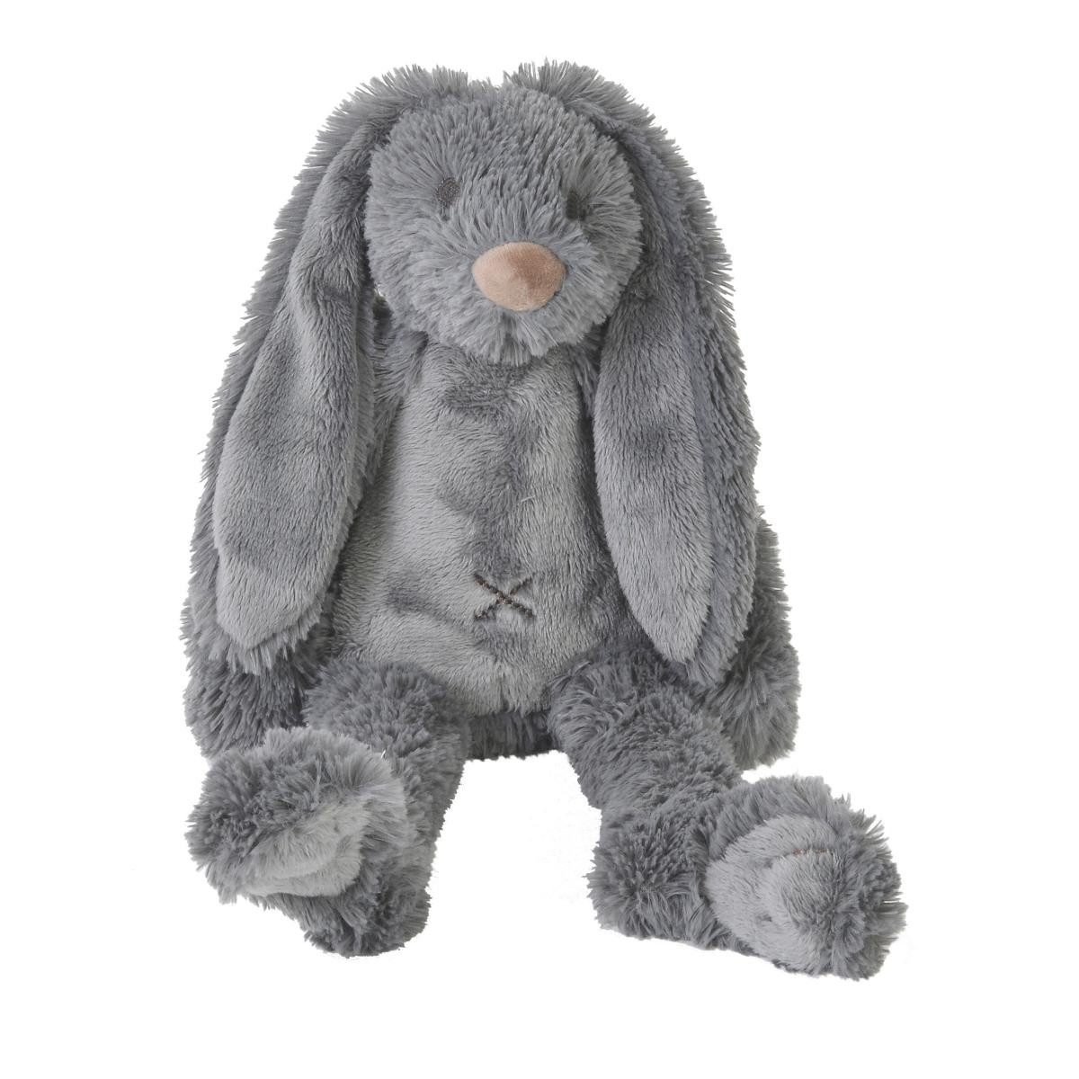 Happy Horse Kuscheltier Hase Richie Dunkelgrau Kaninchen Stofftier Plüschtier ab Geburt