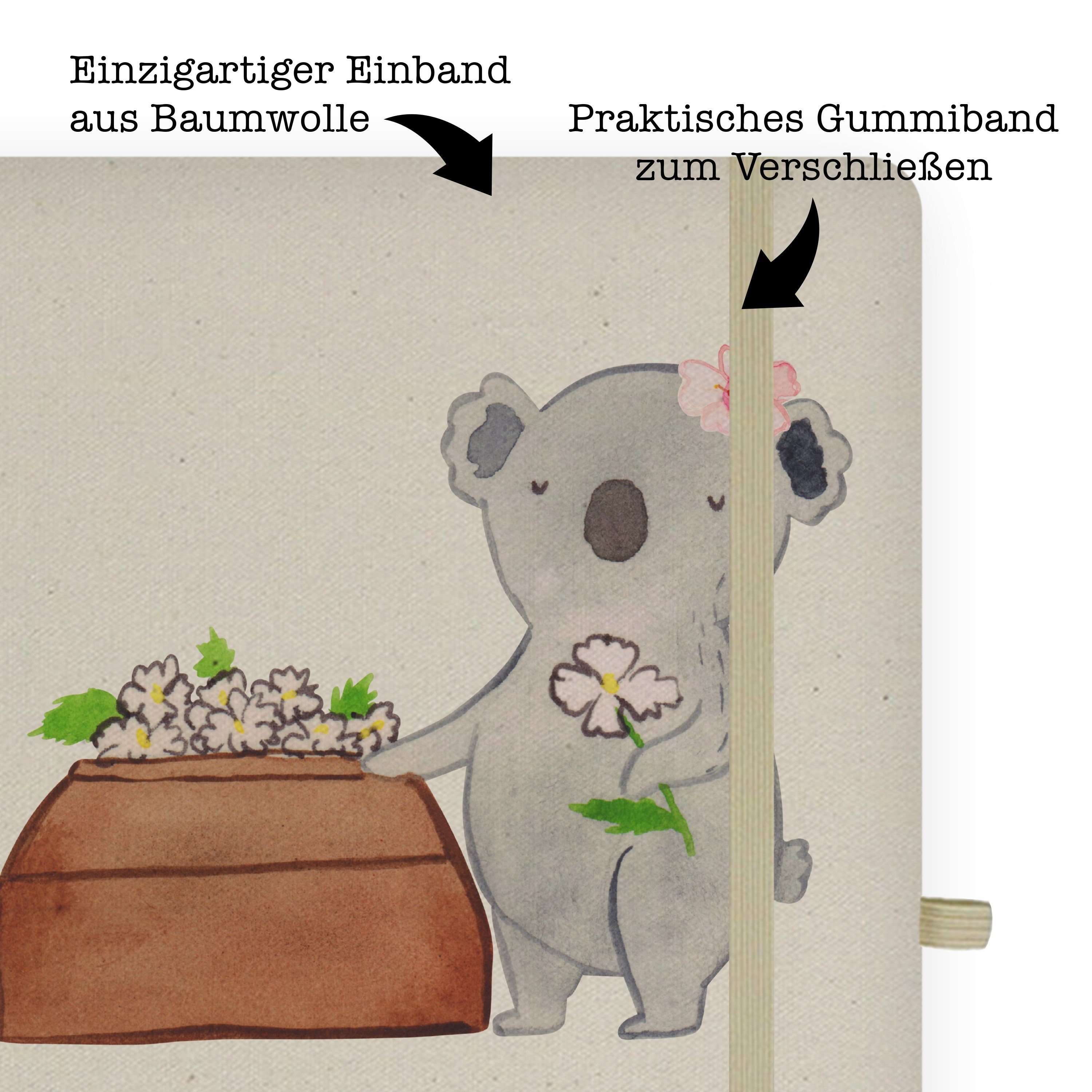 Mr. Notizbuch - mit Mr. & Notizen, Bestatterin - Panda Mrs. Arbeitskolleg Mrs. Transparent & Panda Geschenk, Herz