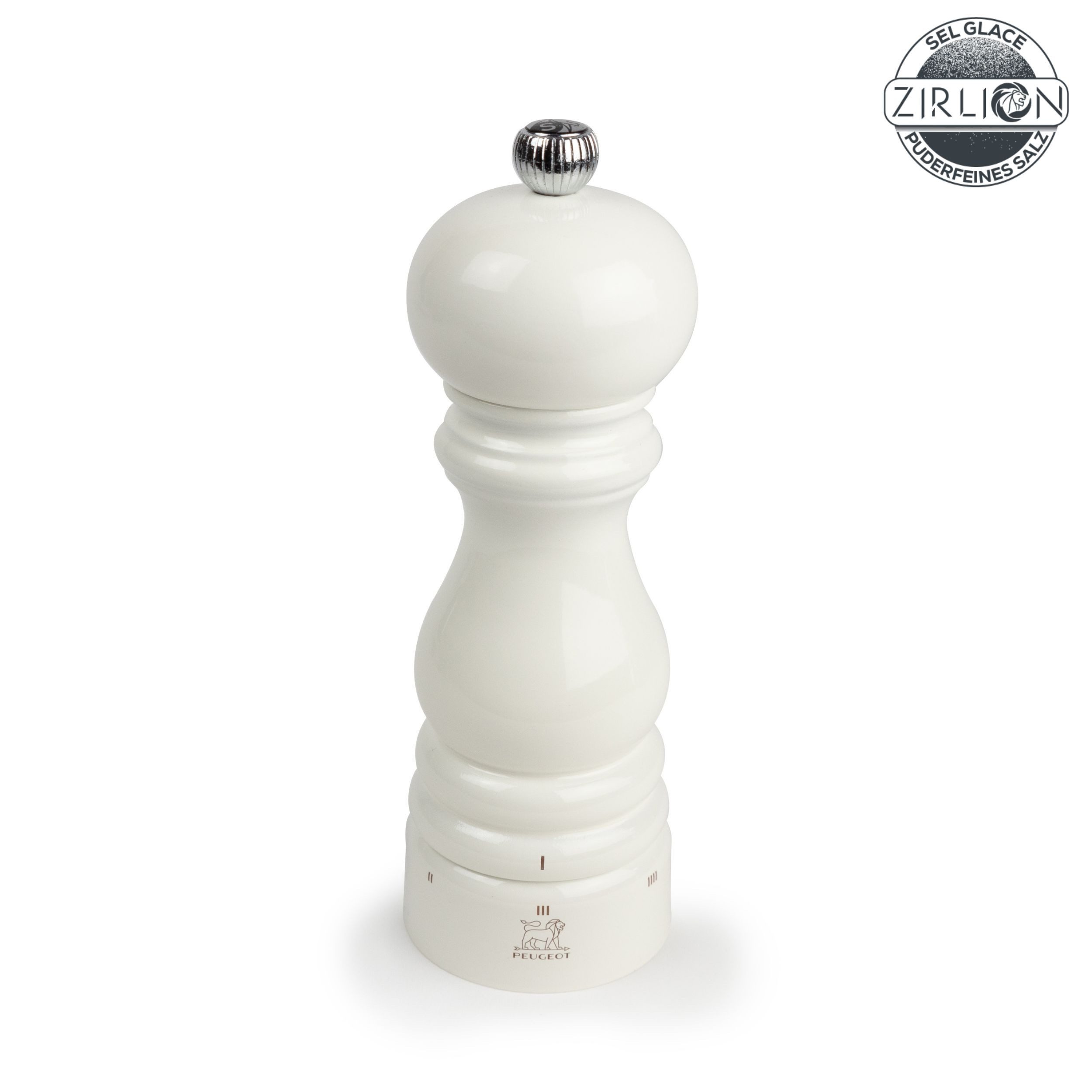 PEUGEOT Salzmühle PARIS 18cm Elfenbein Buchenholz uSelect Zirkonia-Mahlwerk Manuell