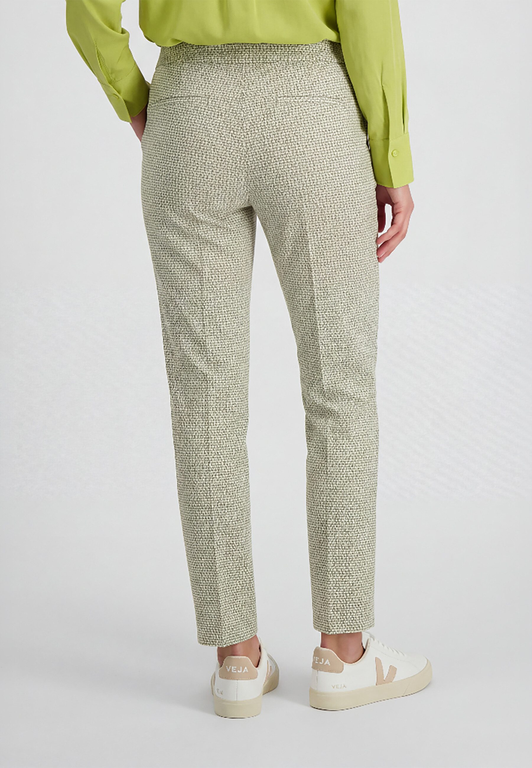 Olsen Stoffhose Hose in strukturierter Jacquard-Optik