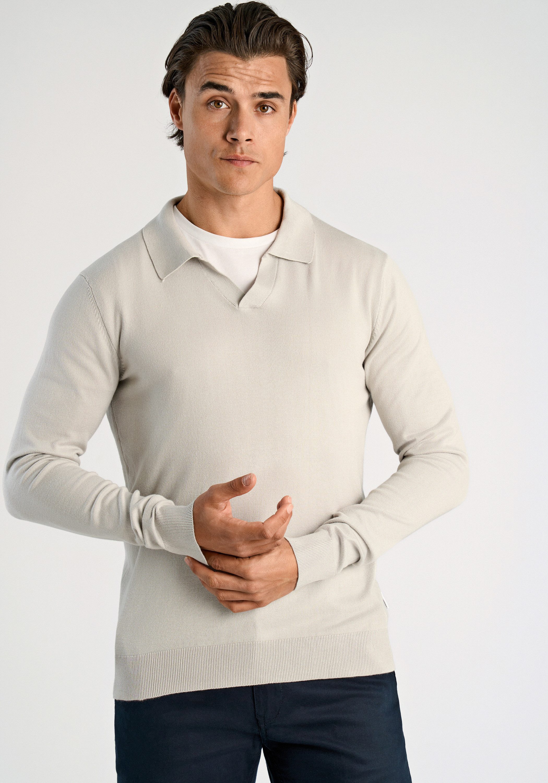 LINDBERGH Poloshirt Lindbergh Strickpullover günstig online kaufen