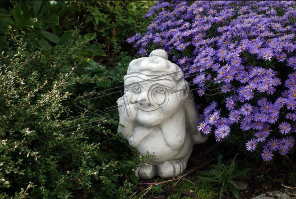 JVmoebel Skulptur Troll 36cm Skulptur Design Figur Statue Garten